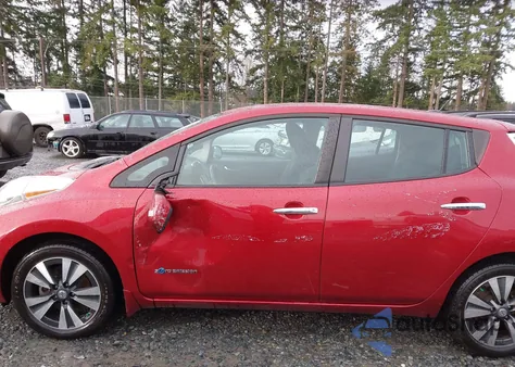2015 Nissan Leaf Sv from USA, damaged, VIN 1N4AZ0CP2FC327760